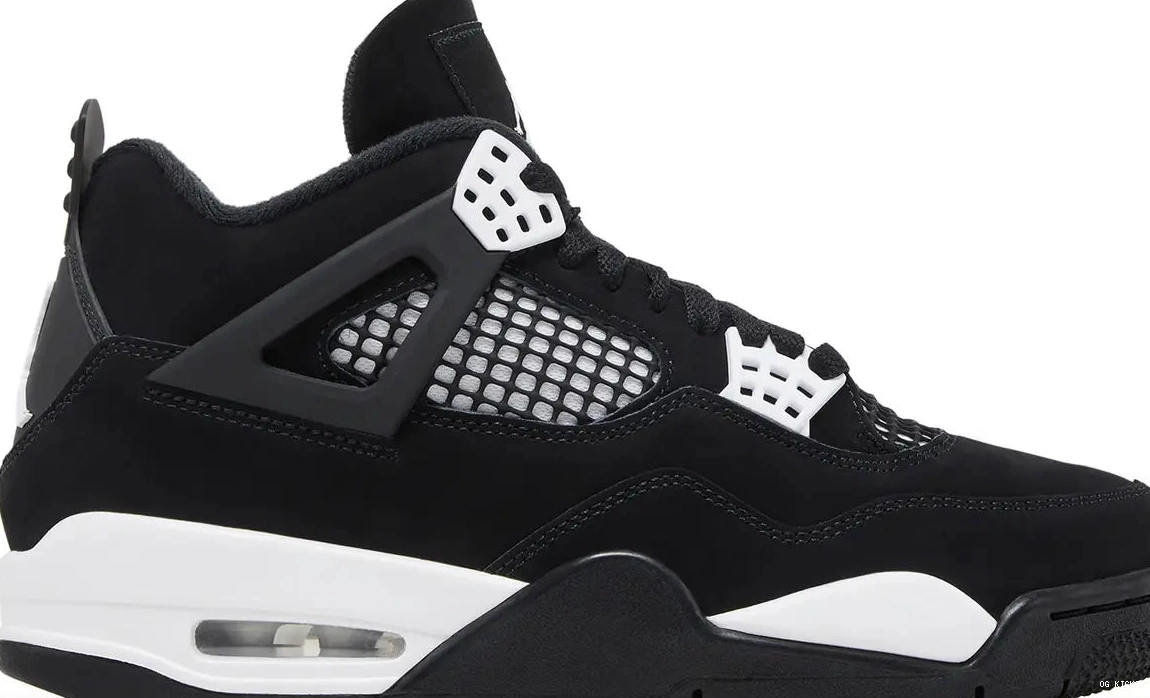 Jordan Retro 4 Thunder White 0508